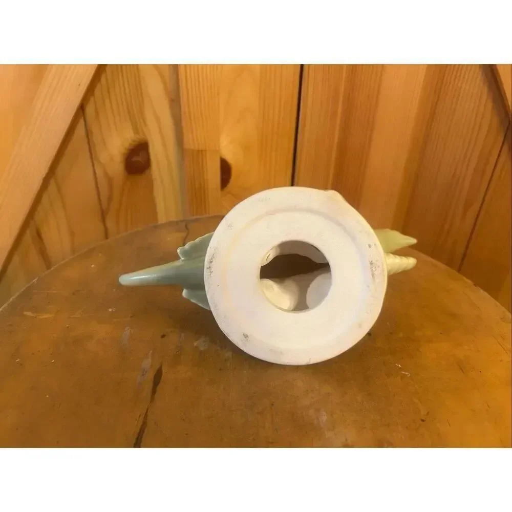 vintage porcelain bird figurine Pale Green (5767)
